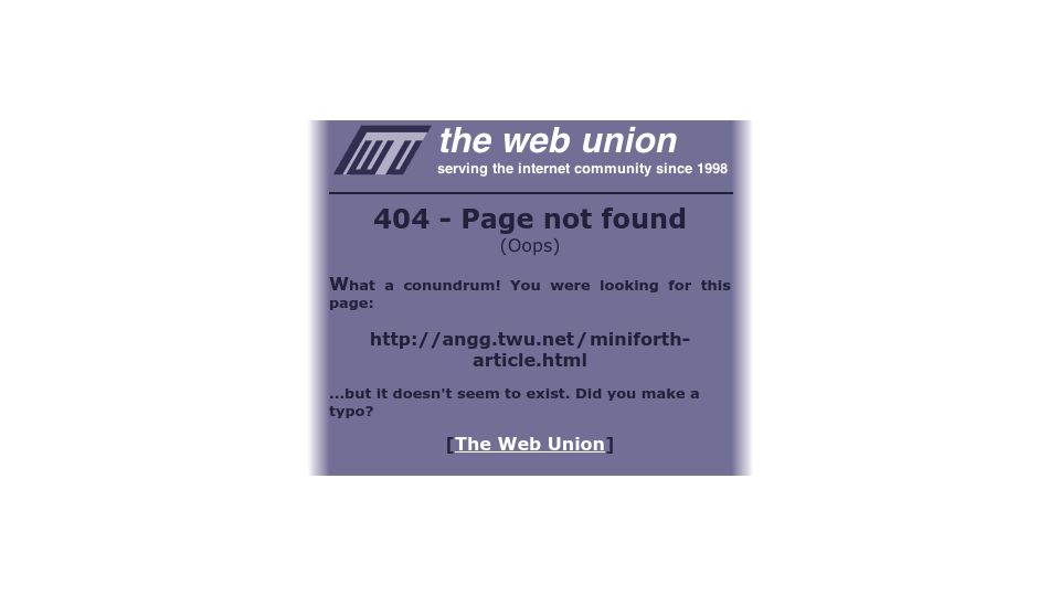 Screenshot of angg.twu.net: Bootstrapping a Forth in 40 lines of Lua code