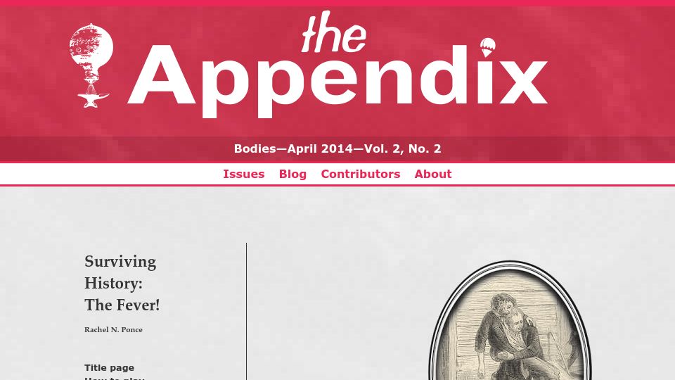 Screenshot of theappendix.net: Surviving History: The Fever (2014)