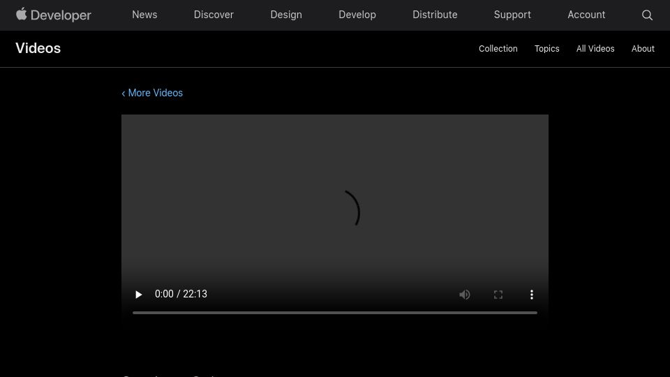 Screenshot of developer.apple.com: What's new in Xcode 16 [video]