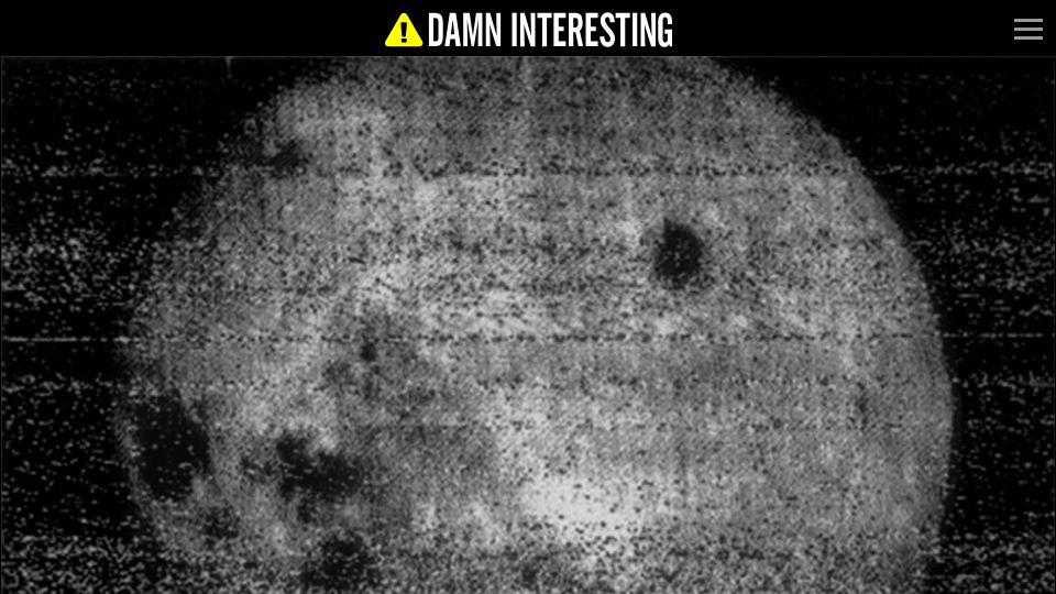 Screenshot of damninteresting.com: Faxes From the Far Side (2015)