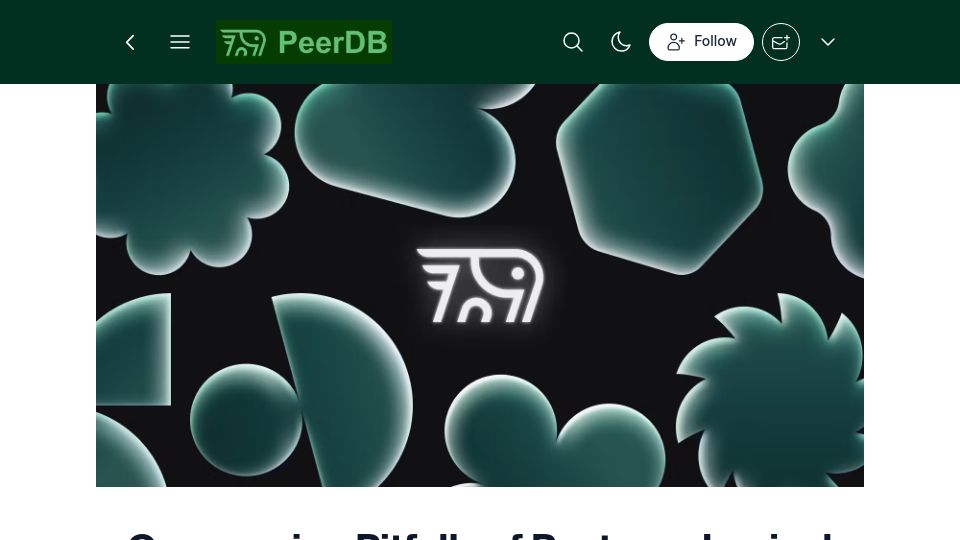 Screenshot of blog.peerdb.io: Overcoming pitfalls of Postgres logical decoding
