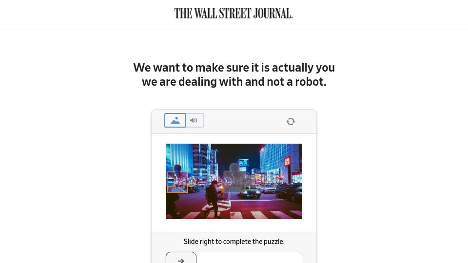 Screenshot of wsj.com: Boeing sent two astronauts into space, now it needs to get them home