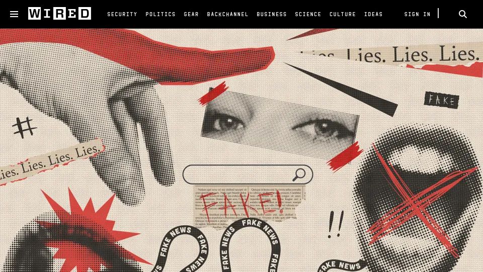 Screenshot of wired.com: Advertising Broke the World