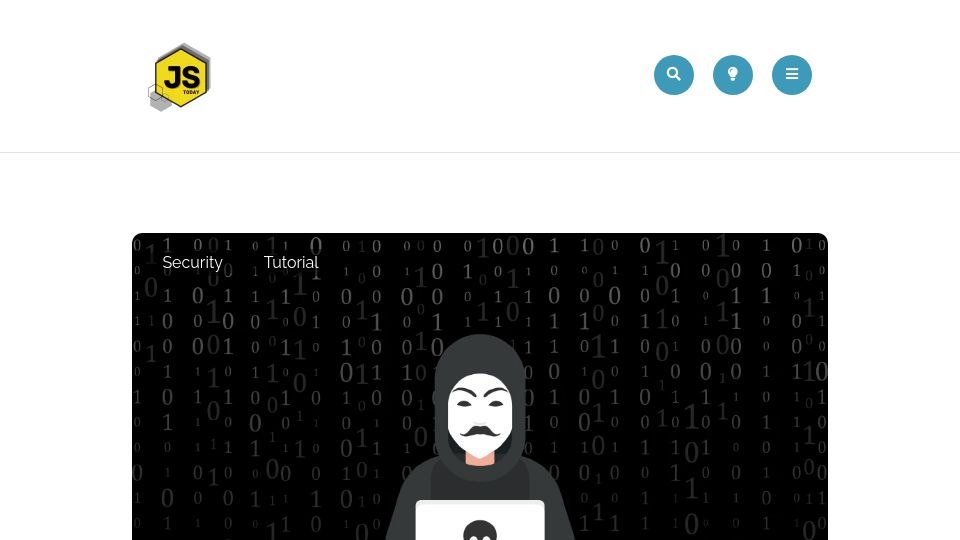 Screenshot of blog.javascripttoday.com: OWASP Juice Shop: Hacking a Modern Web Application