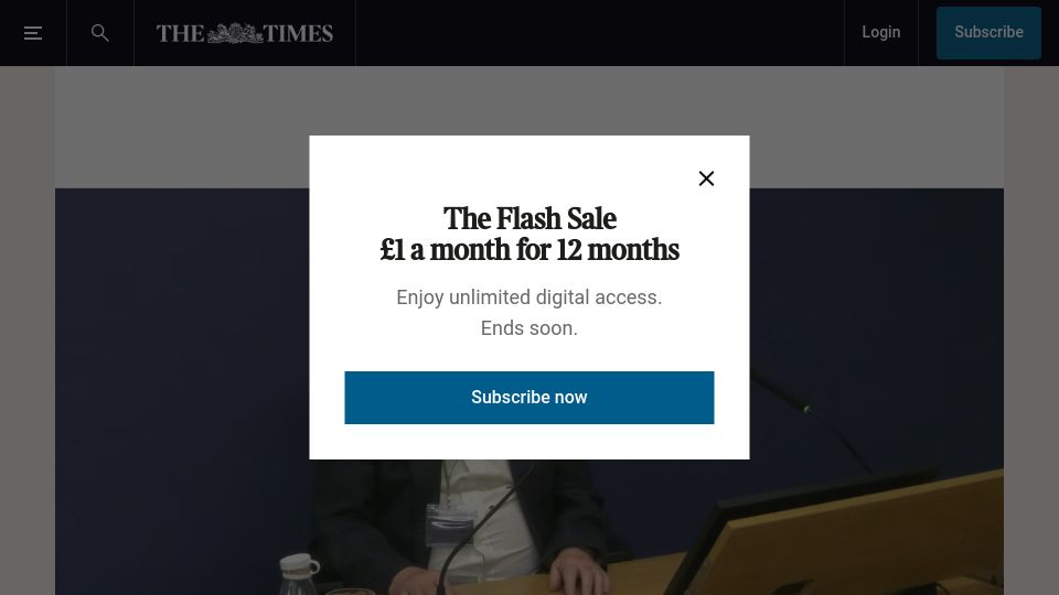 Screenshot of thetimes.com: Engineer insists Post Office software did a 'good job'