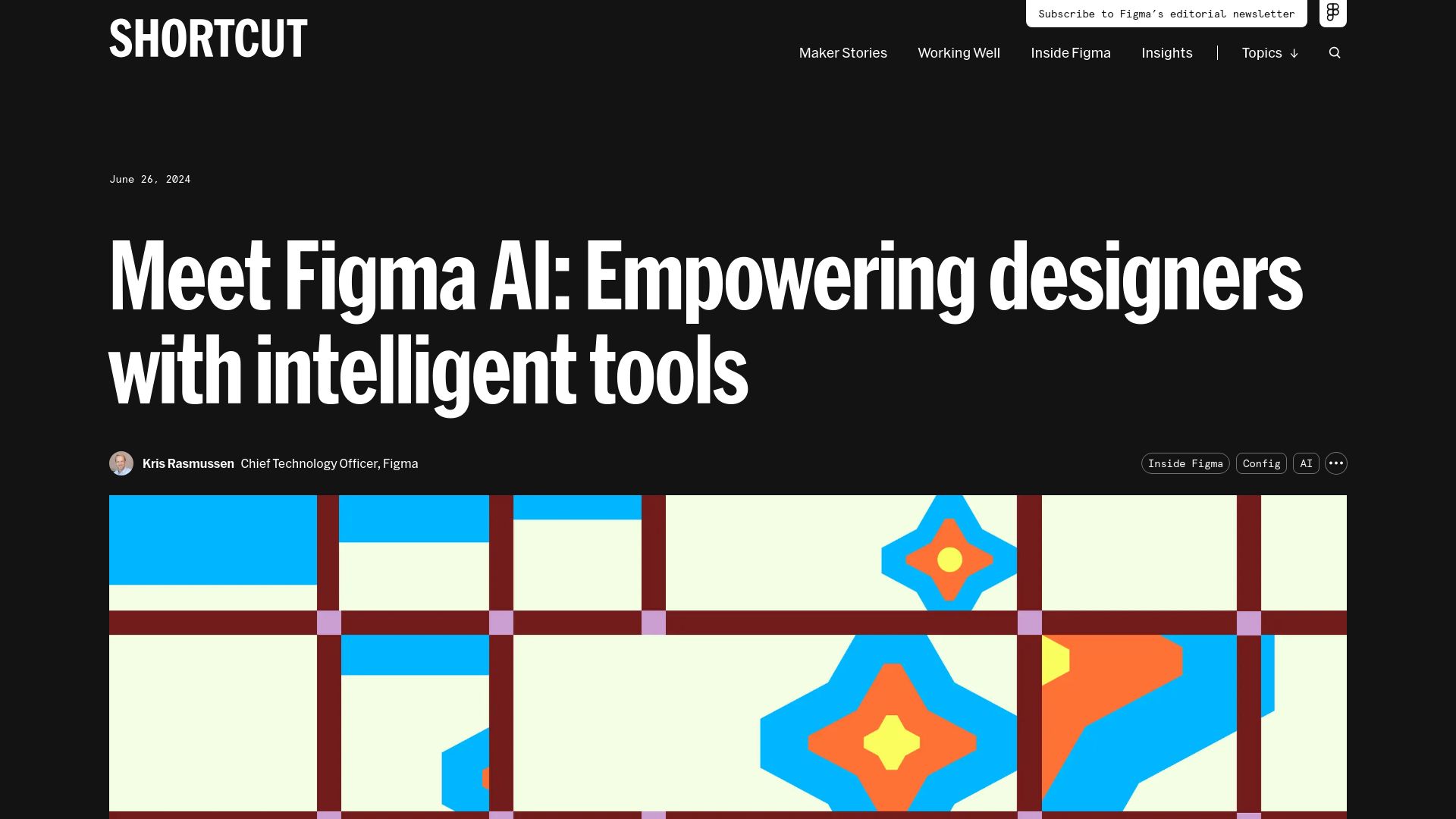 Screenshot of figma.com: Figma AI