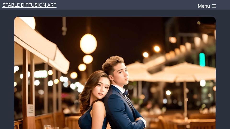 Screenshot of stable-diffusion-art.com: How to generate realistic people in Stable Diffusion