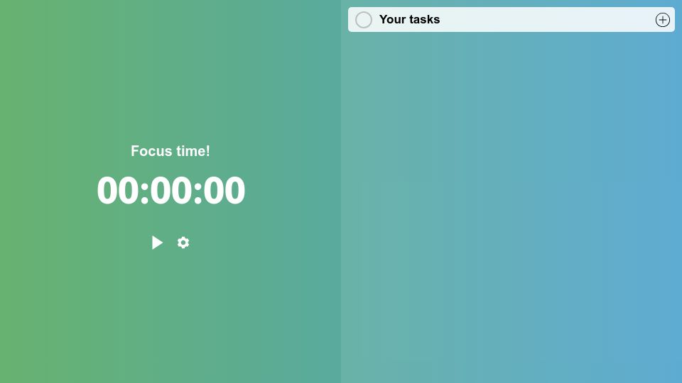 Screenshot of aabiji.github.io: Show HN: Focal, a Pomodoro App