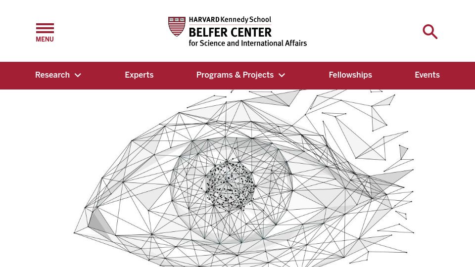 Screenshot of belfercenter.org: Seeing Like a Data Structure