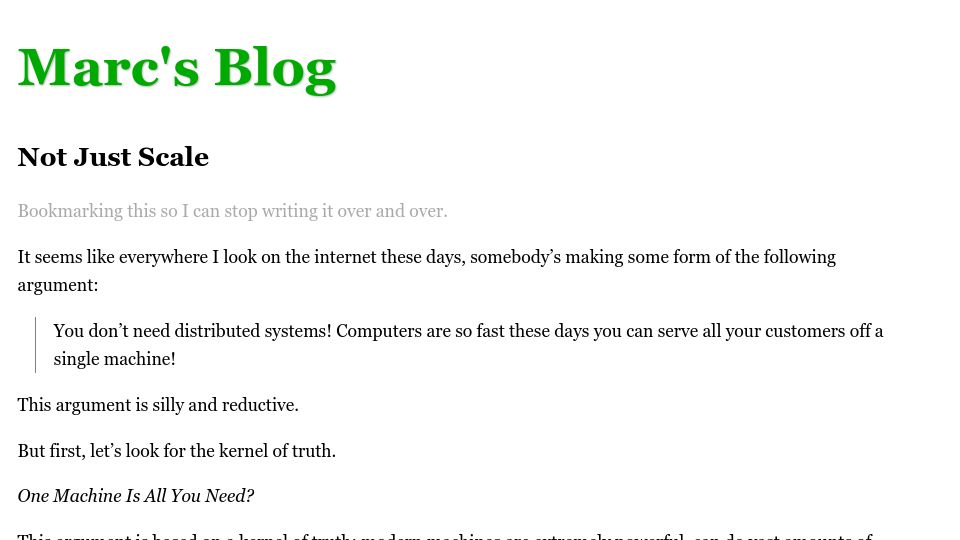 Screenshot of brooker.co.za: Not Just Scale