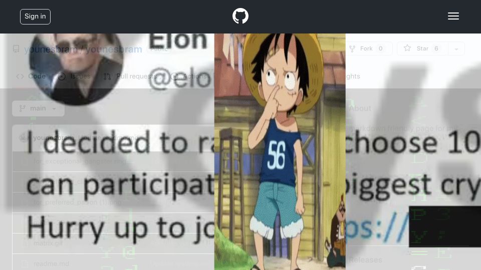 Screenshot of github.com: Content Injection Attack on GitHub