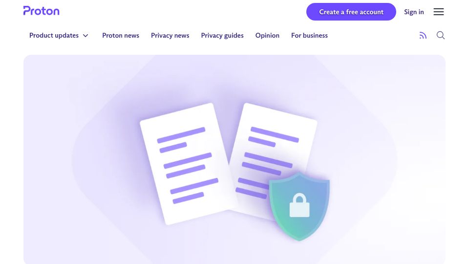 Screenshot of proton.me: What is data sovereignty and why does it matter for your business?