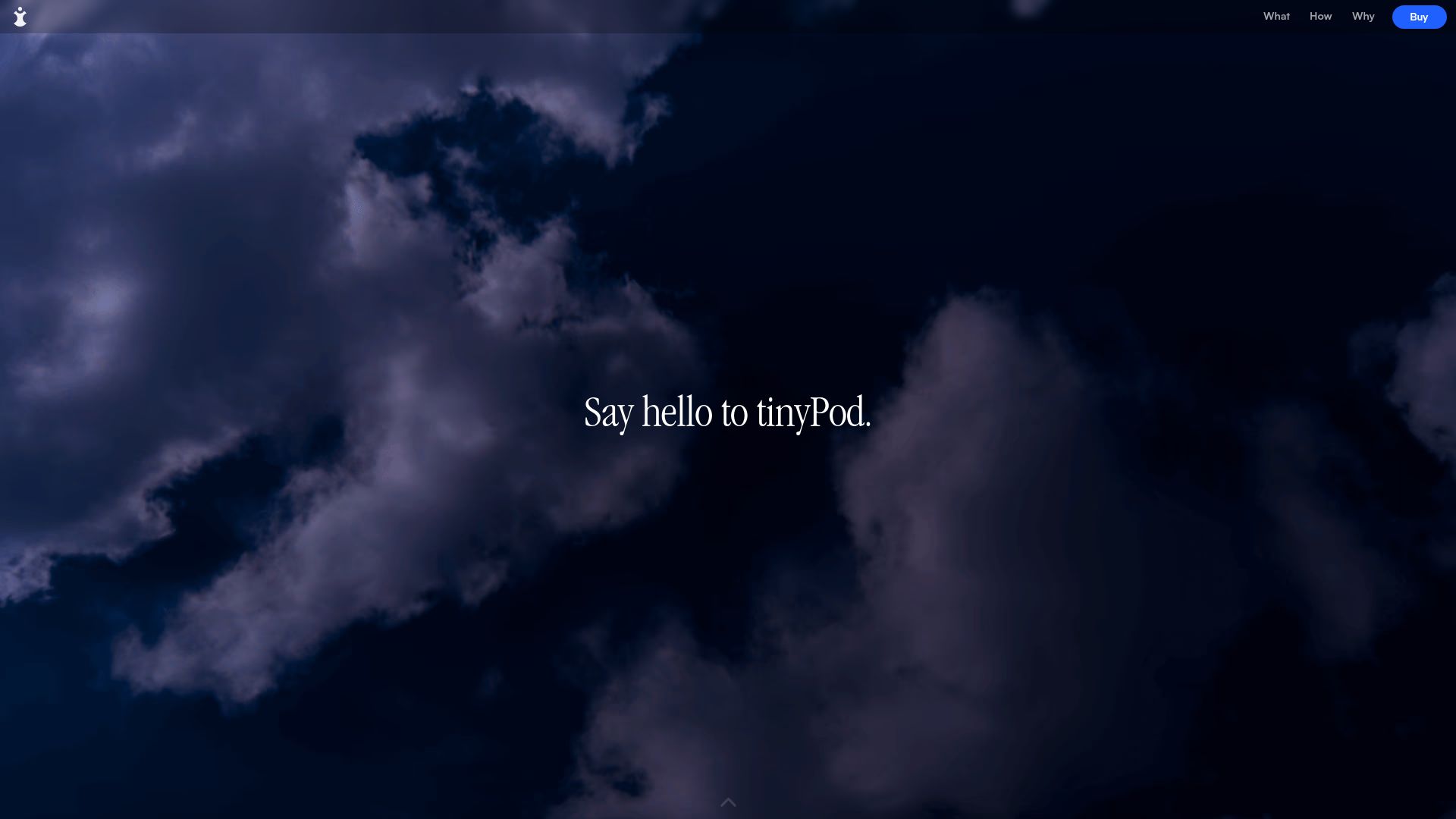 Screenshot of thetinypod.com: TinyPod – Apple Watch case with scroll wheel