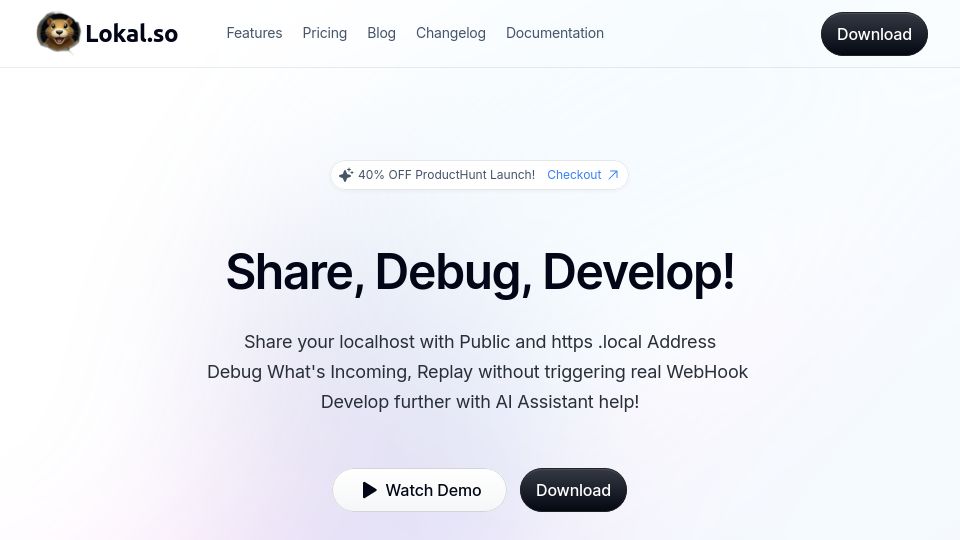 Screenshot of lokal.so: Show HN: I made a tool to HTTPS your localhost