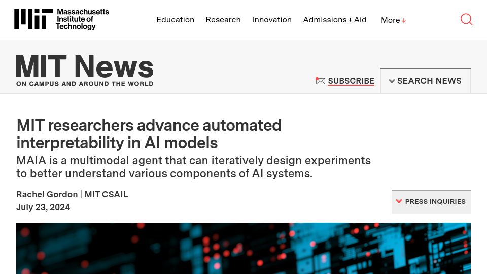 Screenshot of arxiv.org: A Multimodal Automated Interpretability Agent