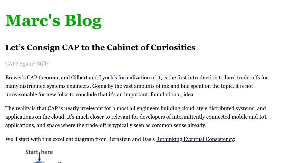 Screenshot of brooker.co.za: Let's consign CAP to the cabinet of curiosities