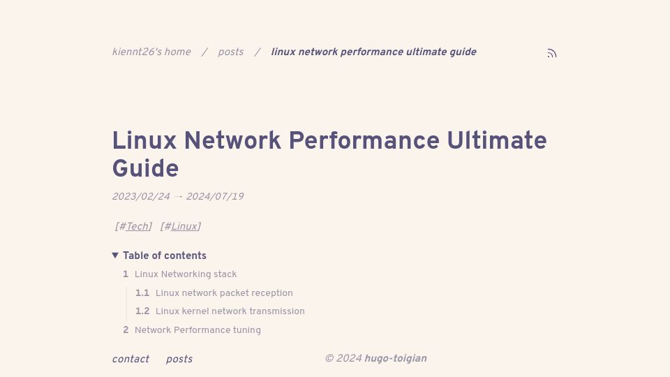 Screenshot of ntk148v.github.io: Linux Network Performance Ultimate Guide