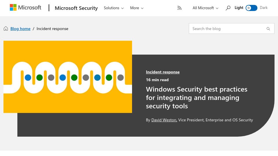 Screenshot of microsoft.com: Microsoft technical breakdown of CrowdStrike incident