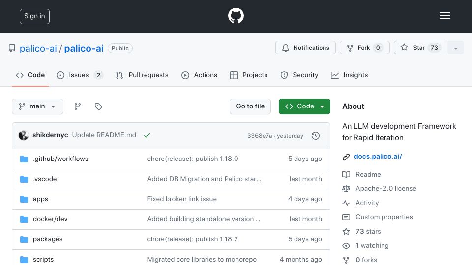 Screenshot of github.com: Show HN: Improve LLM Performance by Maximizing Iterative Development
