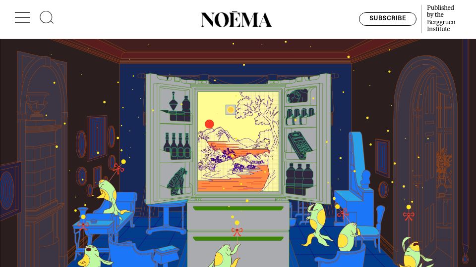 Screenshot of noemamag.com: Living in a Lucid Dream