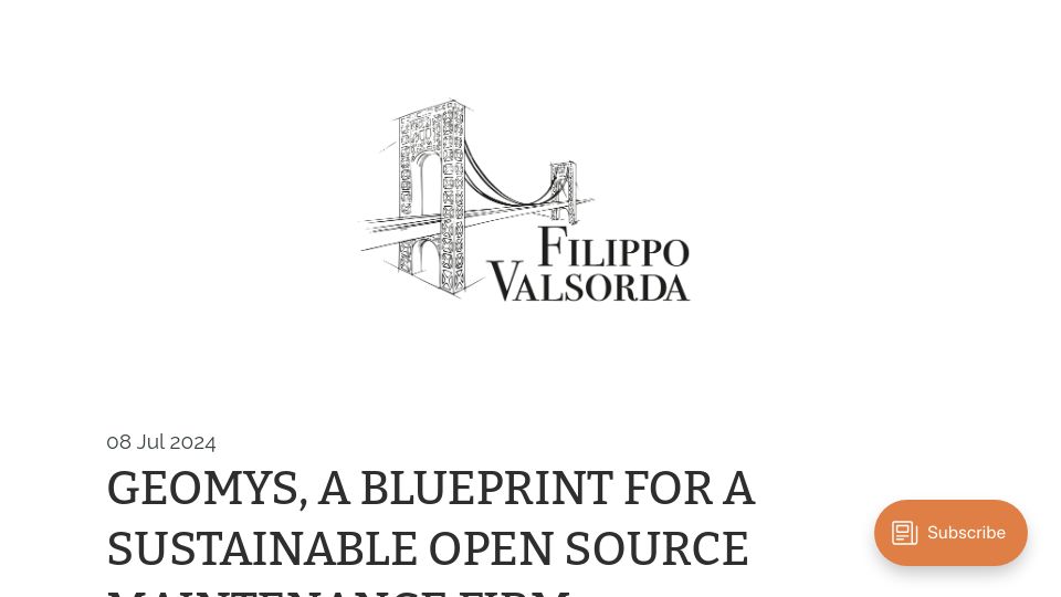 Screenshot of words.filippo.io: Geomys, a blueprint for a sustainable open-source maintenance firm