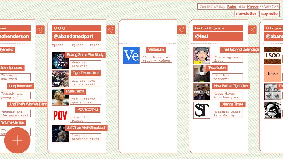 Screenshot of fanzine.world: Show HN: I built a IMDB for all kinds of micro-creators