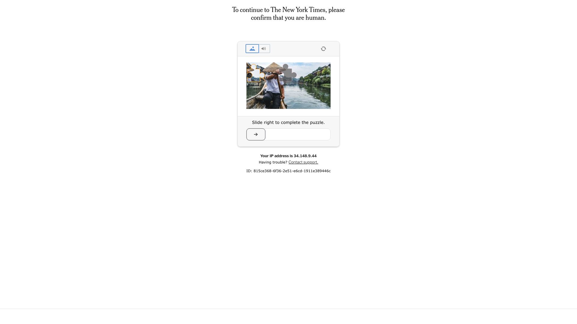 Screenshot of nytimes.com: A blood test accurately diagnosed Alzheimer's 90% of the time, study finds