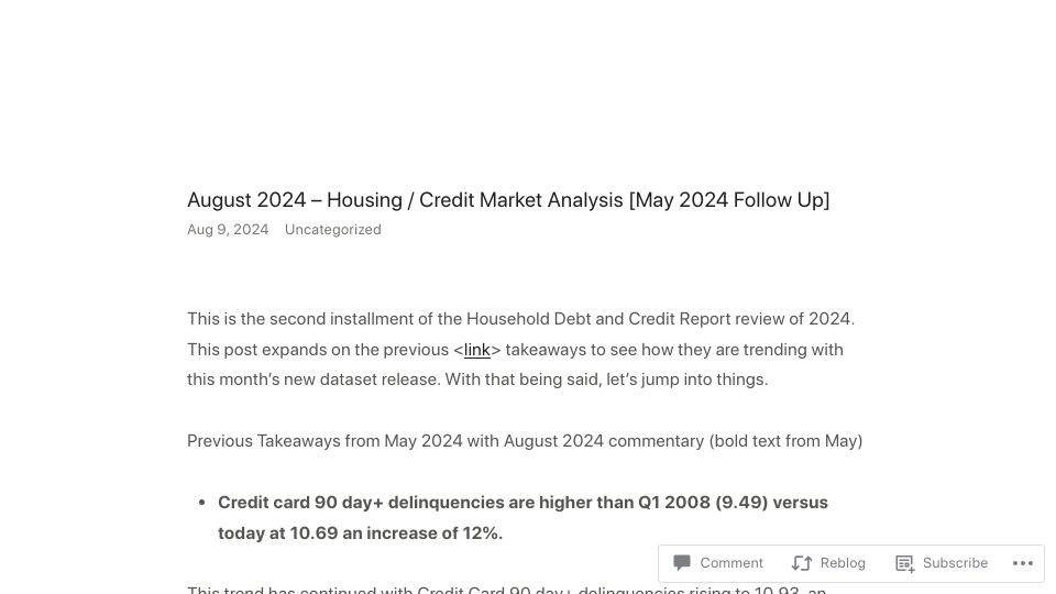 Screenshot of wordsofwill.com: Will there be 50B+ in student loan delinquencies in US?
