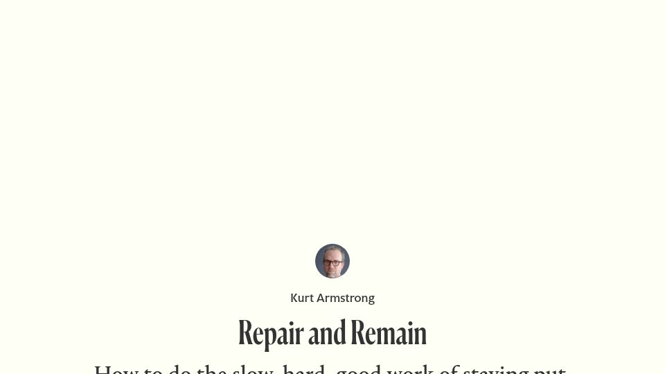 Screenshot of comment.org: Repair and Remain (2022)