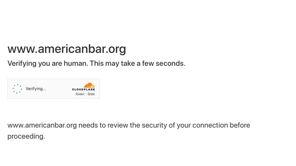 Screenshot of americanbar.org: Are Geofence Warrants Headed for Extinction?