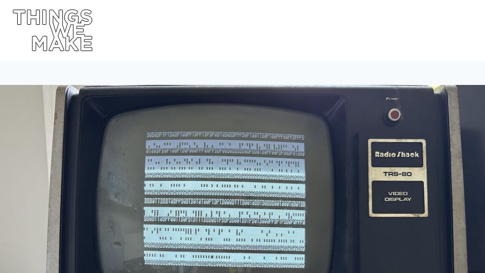 Screenshot of thingswemake.com: Bit-banging a BASIC Birthday