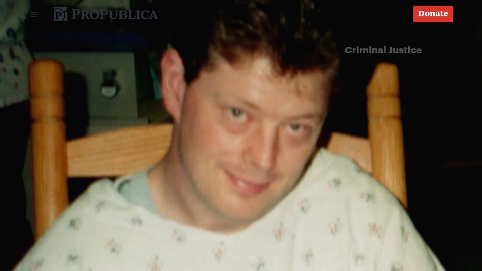 Screenshot of propublica.org: The DA Says He's Innocent. He Might Spend Life in Prison Anyway