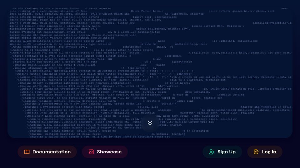 Screenshot of midjourney.com: Midjourney web experience is now open to everyone