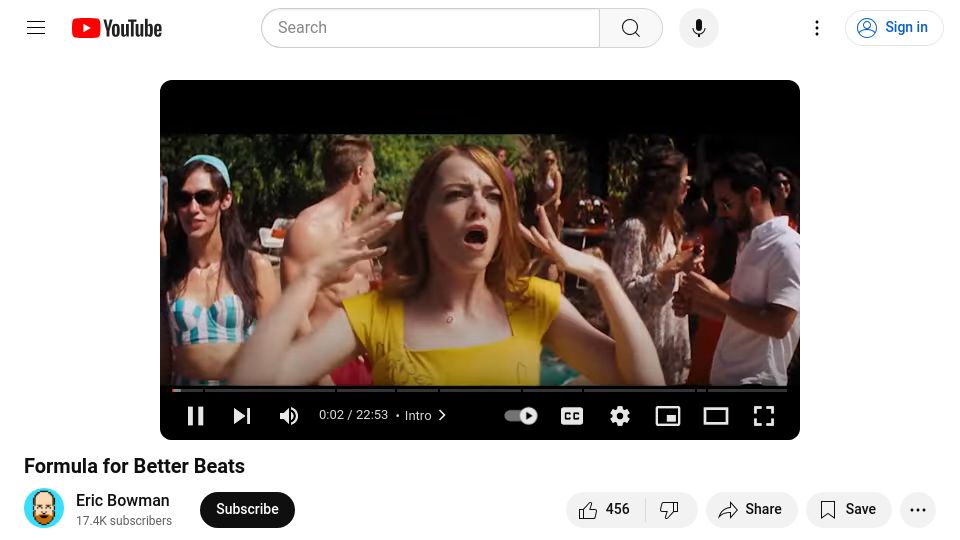 Screenshot of youtube.com: Science of Groove [video]