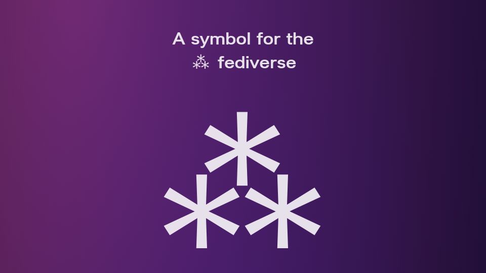 Screenshot of symbol.fediverse.info: A Symbol for the Fediverse ⁂