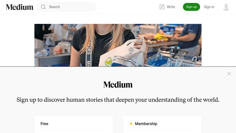 Screenshot of horovits.medium.com: Lidl's Cloud Gambit: Europe's Shift to Sovereign Computing