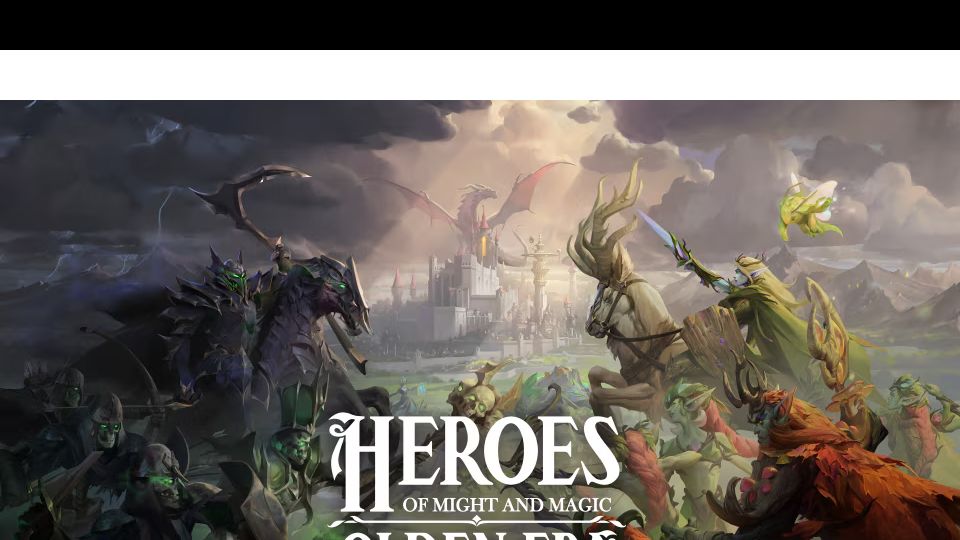 Screenshot of news.ubisoft.com: Heroes of Might and Magic: Olden Era Announced for 2025