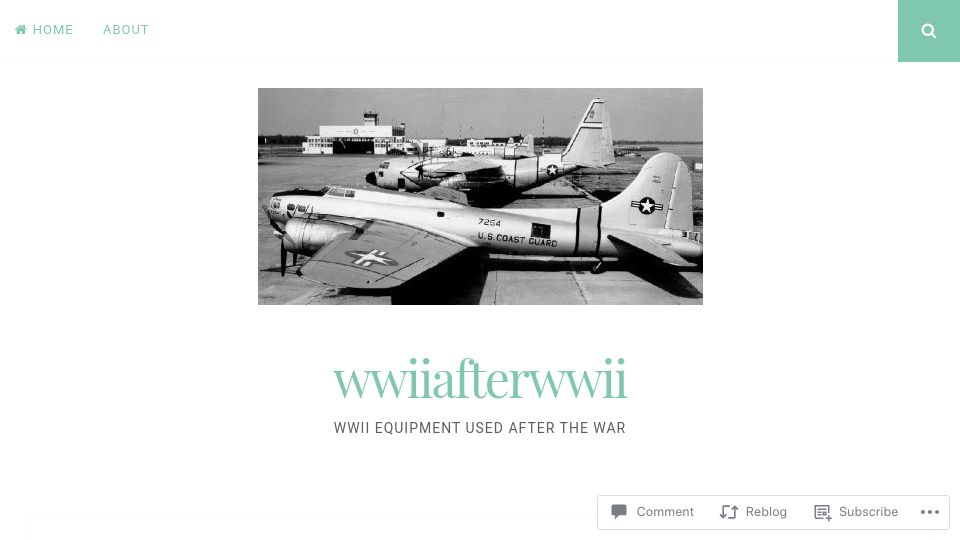 Screenshot of wwiiafterwwii.wordpress.com: Cleaning up after WWII (2017)