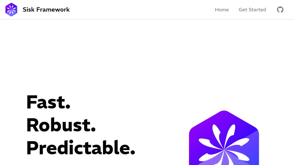 Screenshot of sisk-framework.org: Sisk – Lightweight .NET Web Framework