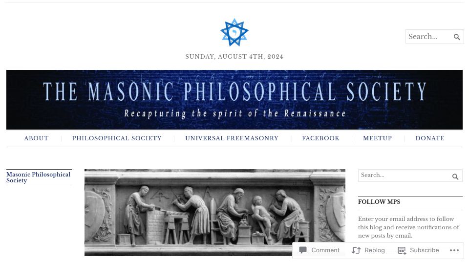 Screenshot of blog.philosophicalsociety.org: Apprentice, Journeyman, and Master: The Medieval Guild (2018)