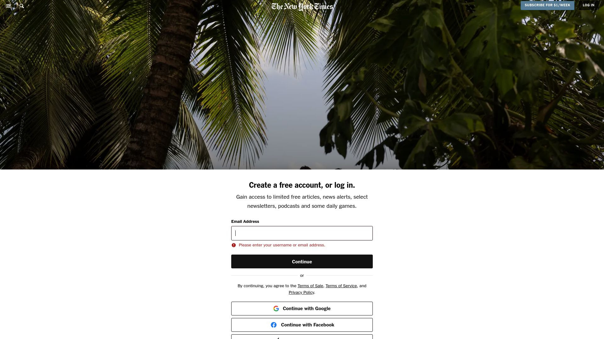 Screenshot of nytimes.com: Olympic surfing comes to a 'poisoned' paradise