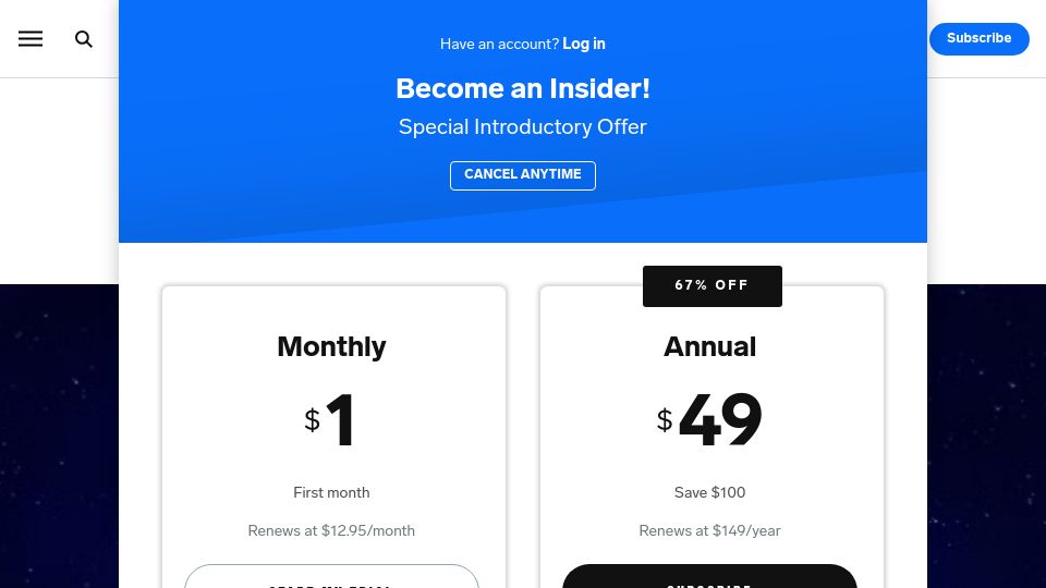 Screenshot of businessinsider.com: Home Insurance Decisions Based on Drones and AI