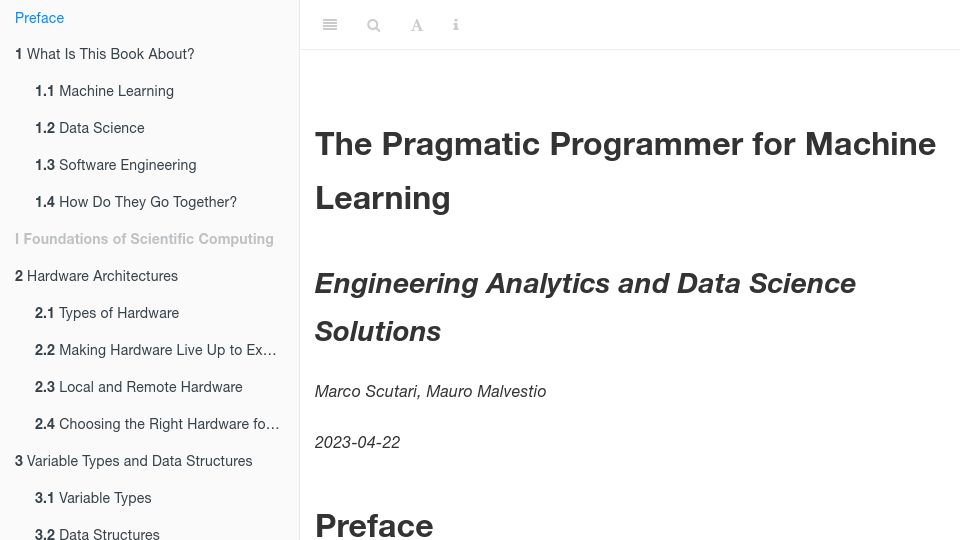 Screenshot of ppml.dev: The Pragmatic Programmer for Machine Learning (2023)