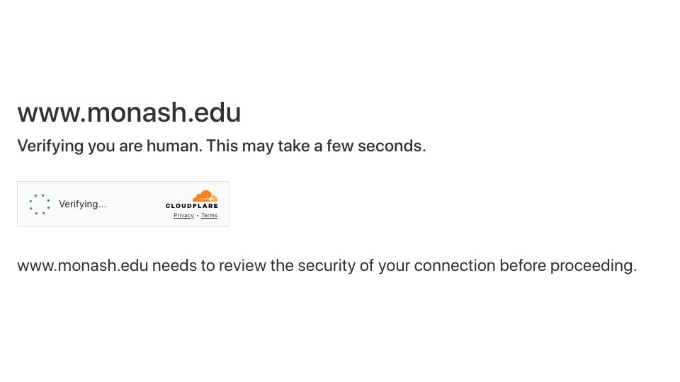 Screenshot of monash.edu: Earth may have had a ring system 466 million years ago