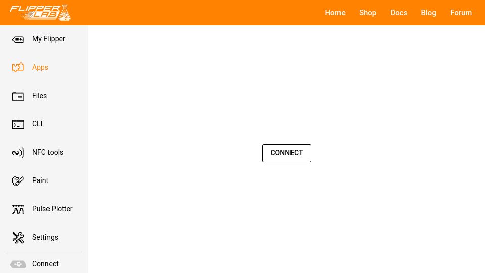 Screenshot of lab.flipper.net: MicroPython on Flipper Zero