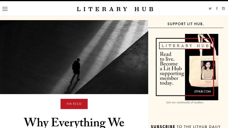 Screenshot of lithub.com: Everything we know about spies is wrong