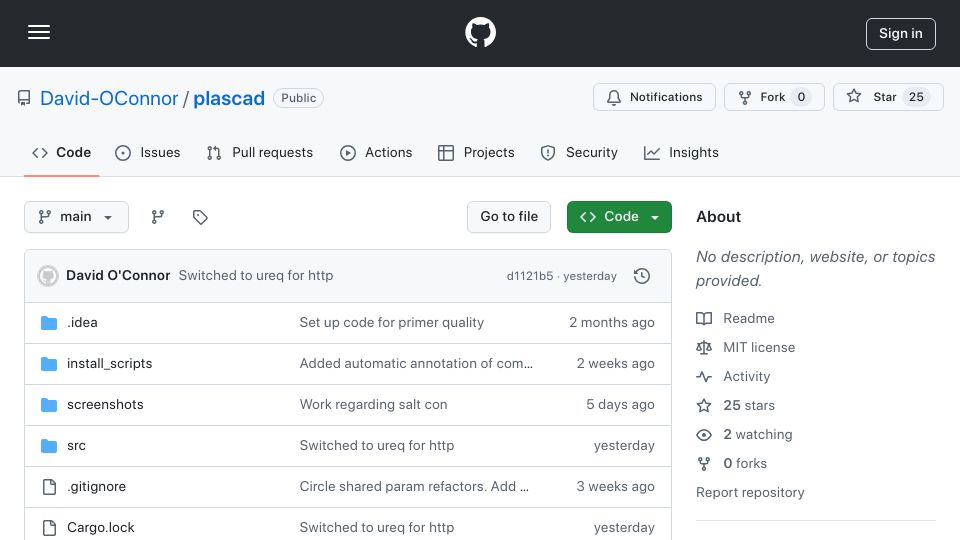 Screenshot of github.com: Show HN: PlasCAD: Open-source plasmid editor