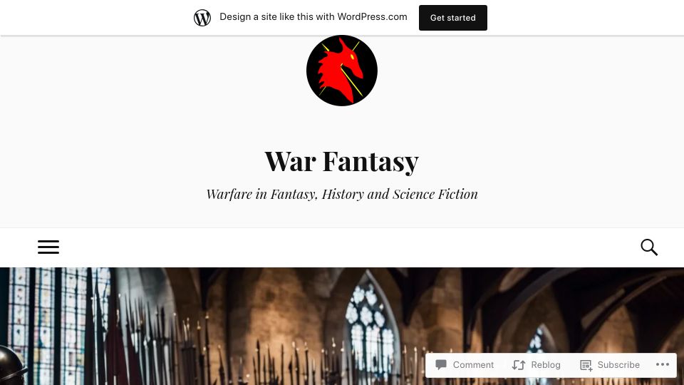 Screenshot of warfantasy.wordpress.com: The True Weight of Medieval Weapons – Fact and Fiction