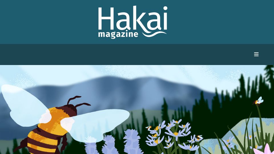 Screenshot of hakaimagazine.com: Here a Bee, There a Bee, Everywhere a Wild Bee