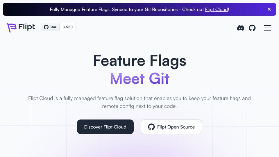 Screenshot of flipt.io: Show HN: Feature Flags Backed by Git